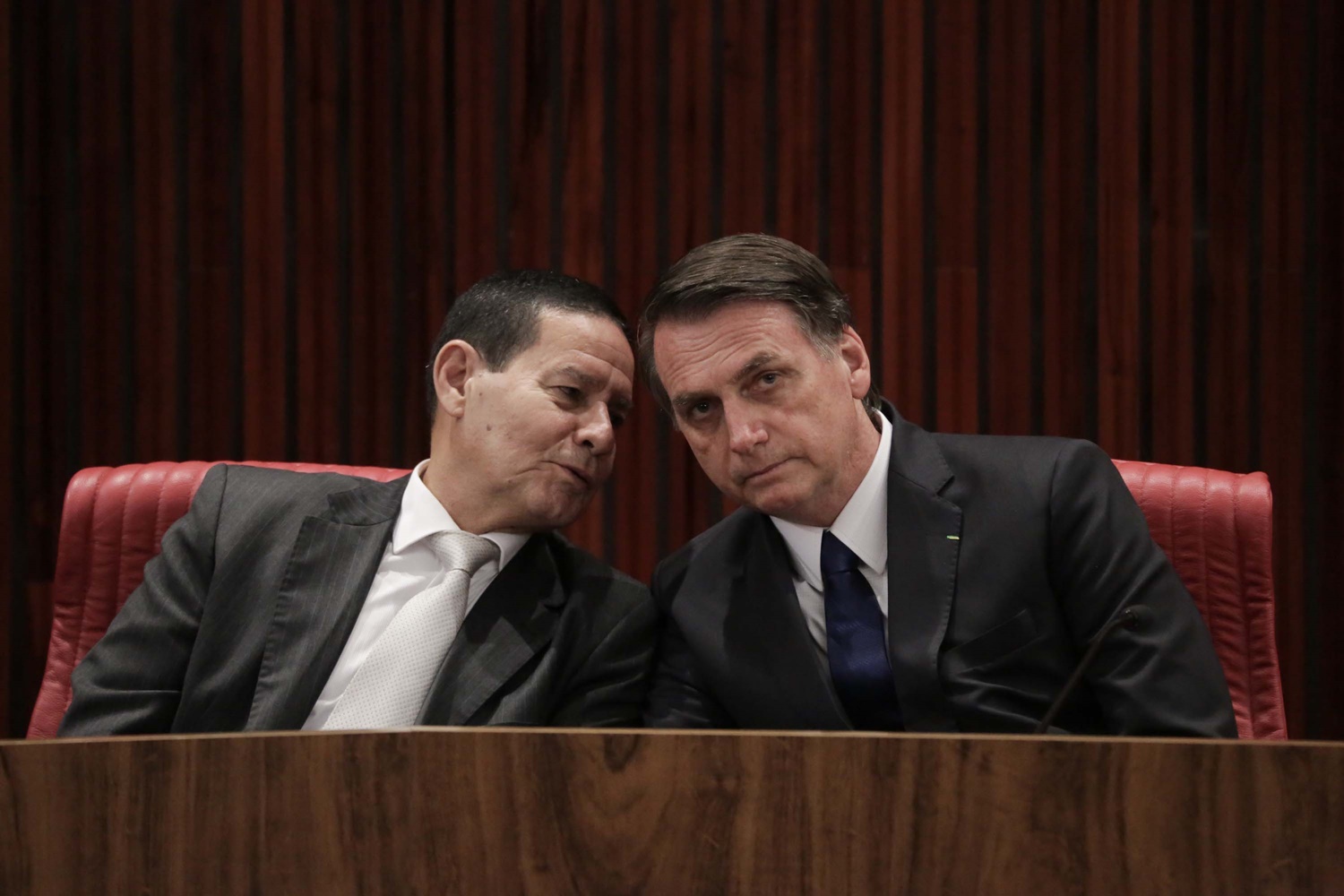 General Hamilton Mourão e Jair Bolsonaro