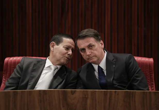 General Hamilton Mourão e Jair Bolsonaro