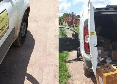 Carro dos correios recuperado em Timon