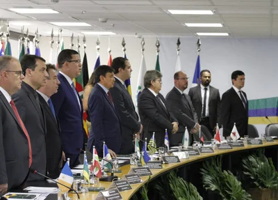 Wellington Dias durante Fórum dos Governadores do Nordeste em Brasília