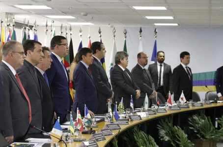 Wellington Dias durante Fórum dos Governadores do Nordeste em Brasília