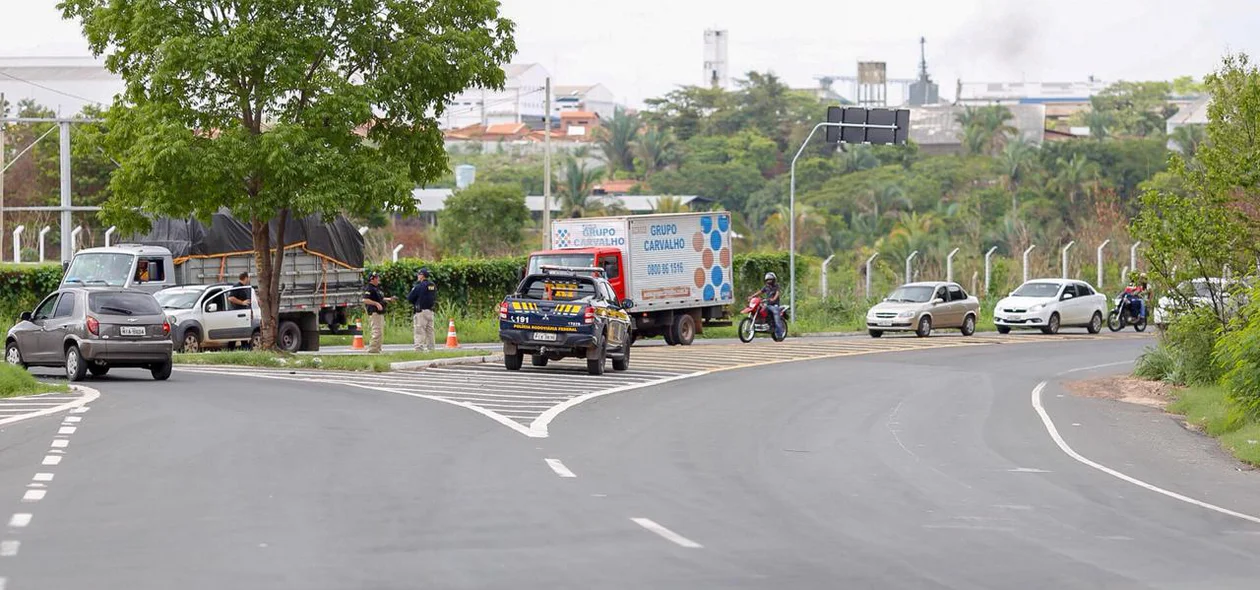 Operação conjunta na BR 343