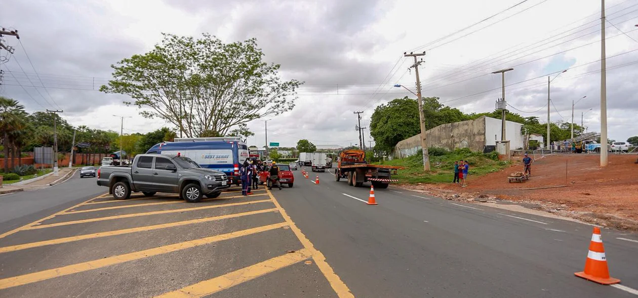 Operação na BR 343