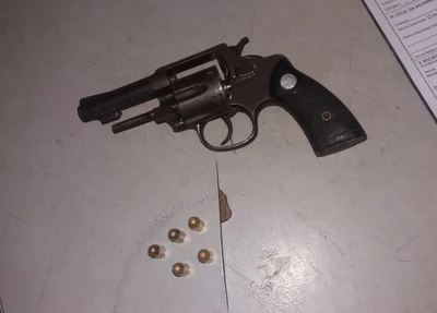 Arma encontrada com Wendel 