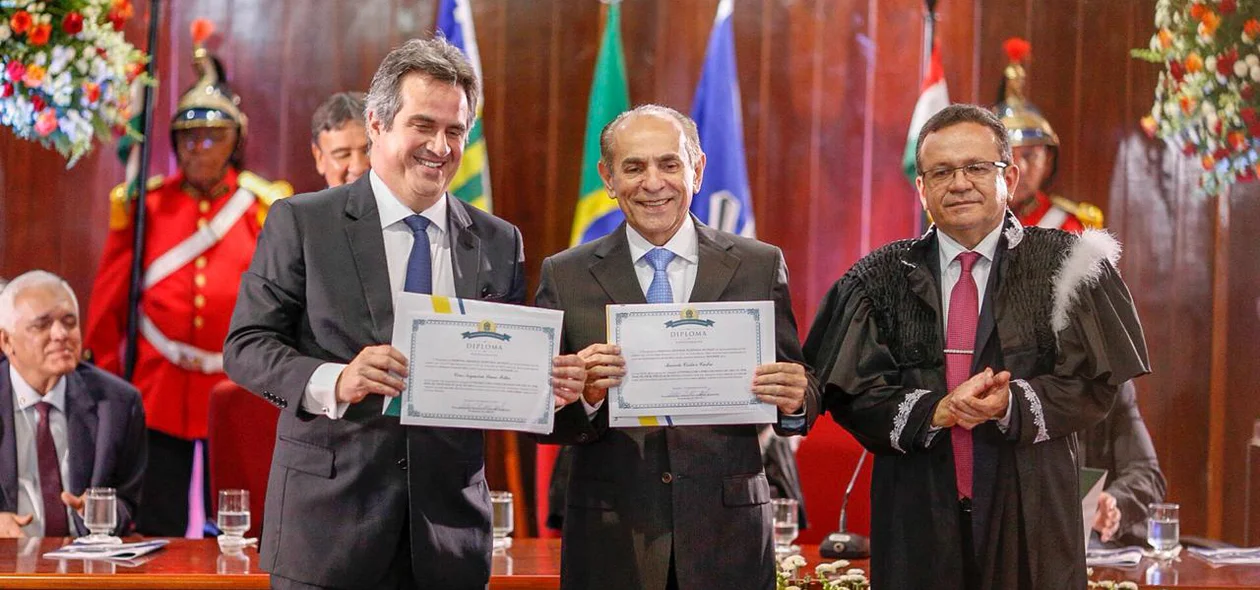 Ciro Nogueira e Marcelo Castro diplomados