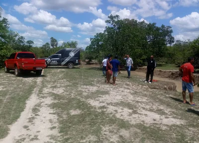 Local onde o corpo da mulher foi encontrado 