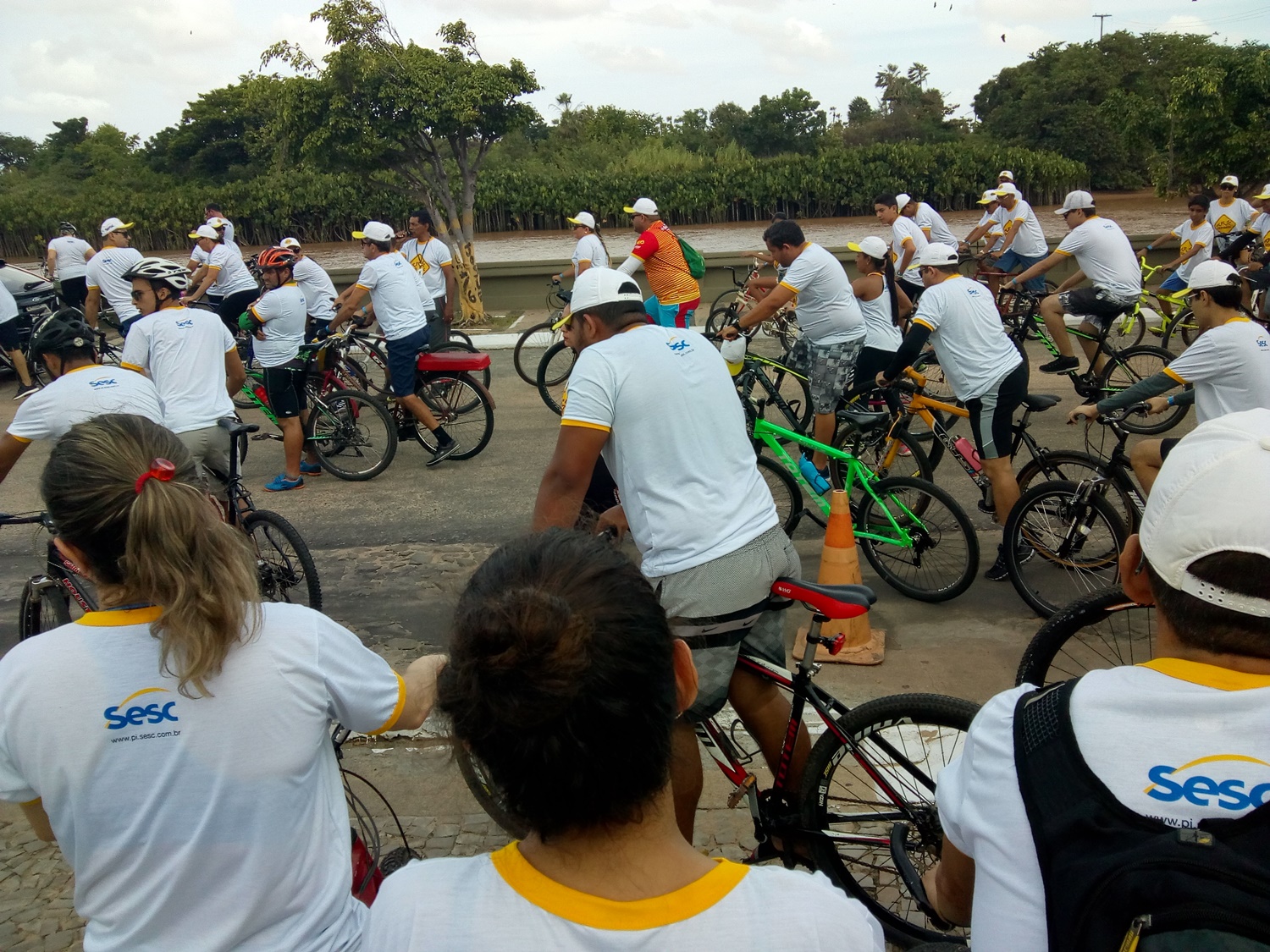 Passeio ciclístico em Parnaíba