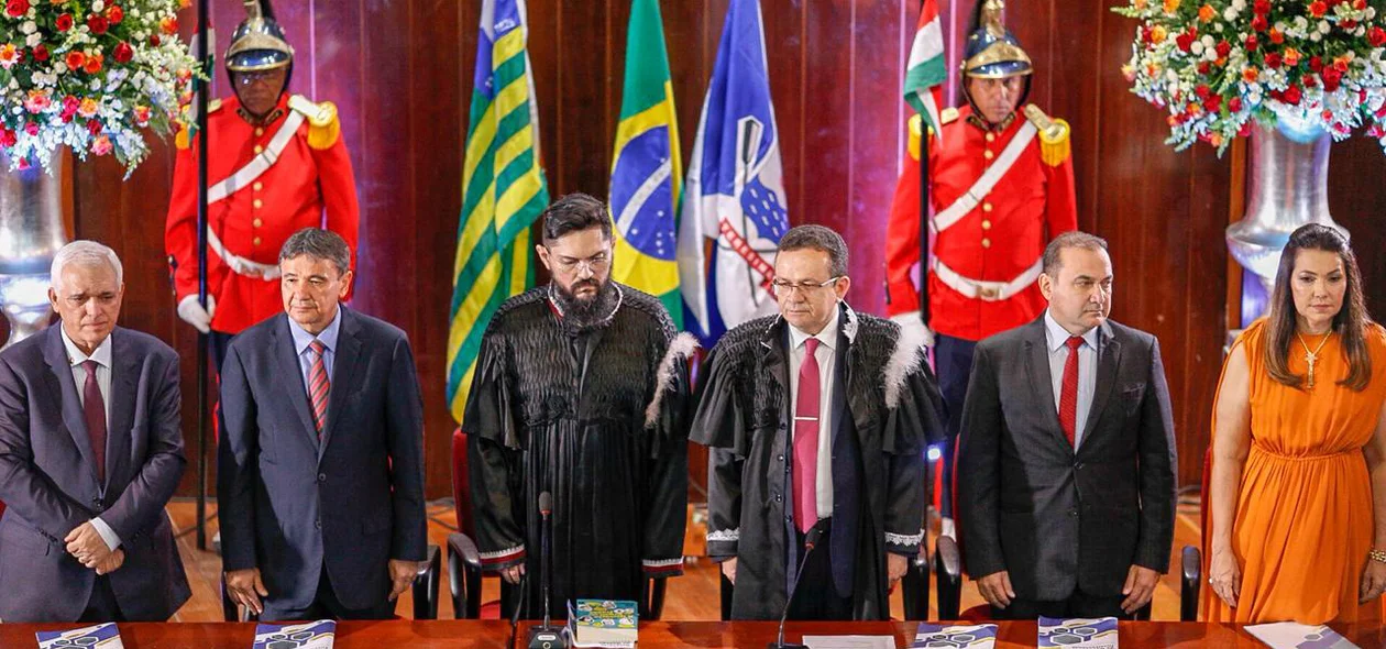 Wellington Dias durante a solenidade