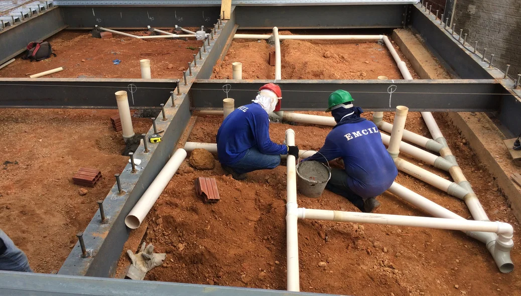 Cerca de 60 operários participaram da construção do museu