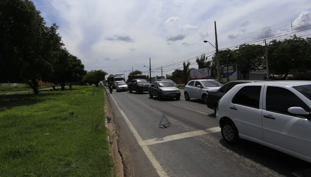 Congestionamento no local 