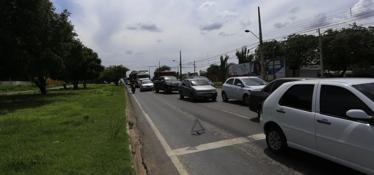 Congestionamento no local 