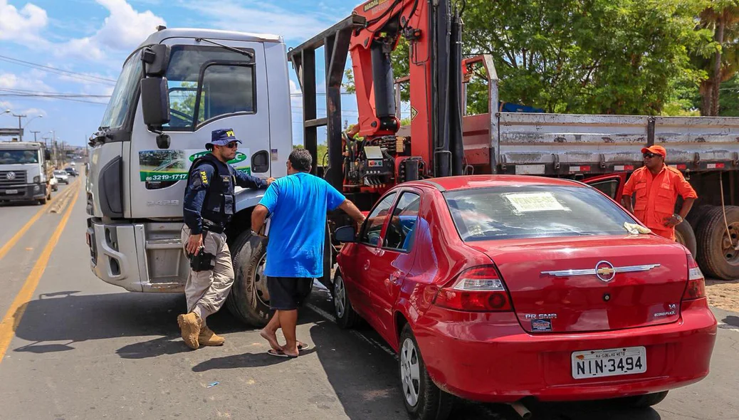 Acidente na BR 343 na zona sul de Teresina