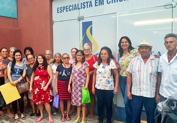 Idosos participam de mutirão de cirurgias em Cocal
