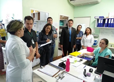 Vistoria na Maternidade Dona Evangelina Rosa