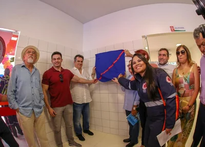 Ciro na inauguração da nova sede do SAMU em Oeiras