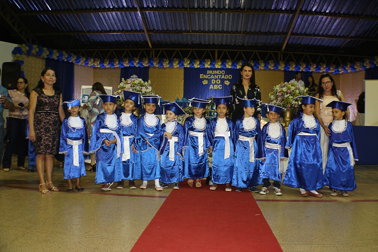 Formatura de alunos do ensino infantil de Cocal