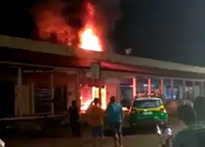 Incêndio na Rodoviária