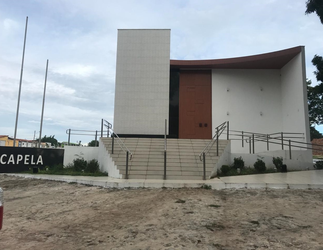 Capela onde está acontecendo o velório do juiz Carlos Nogueira 