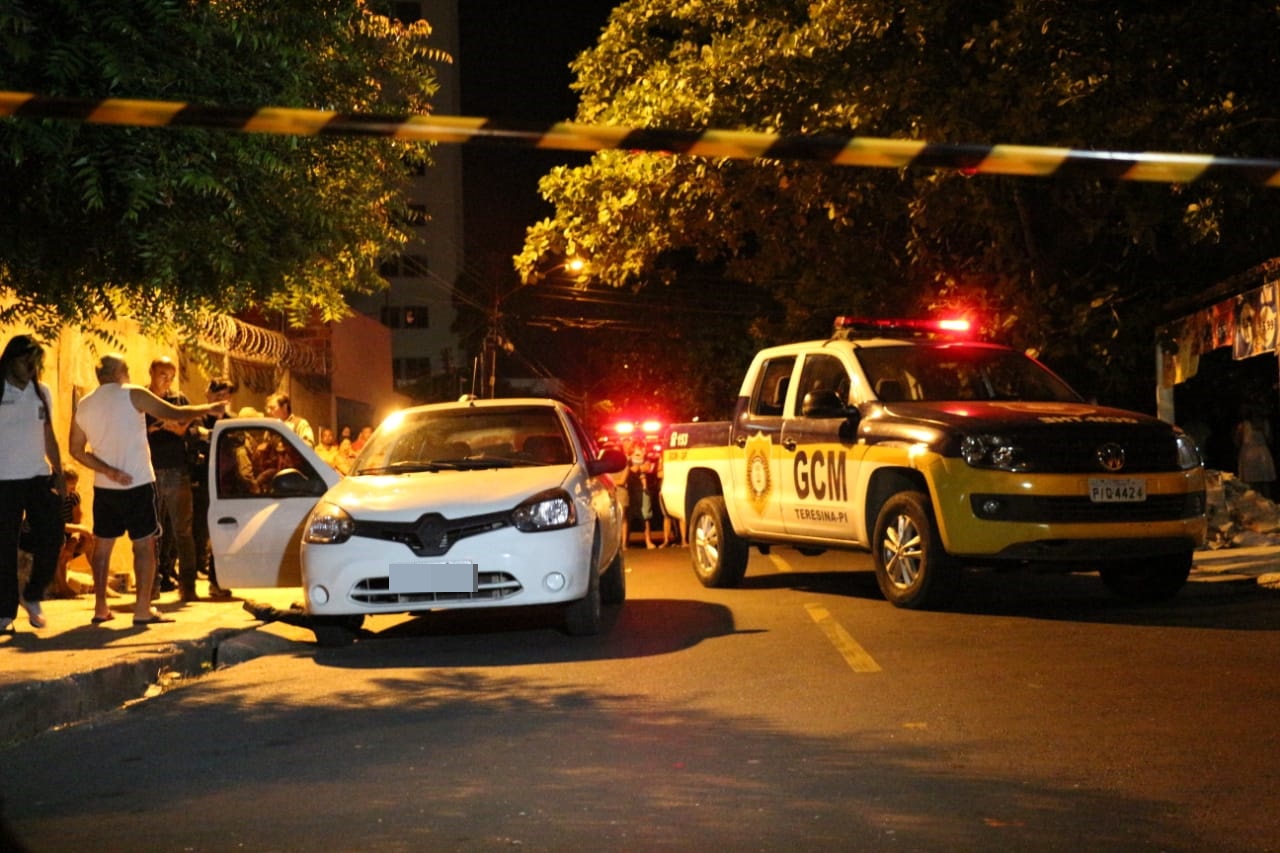 Local do homicídio na zona sul de Teresina 