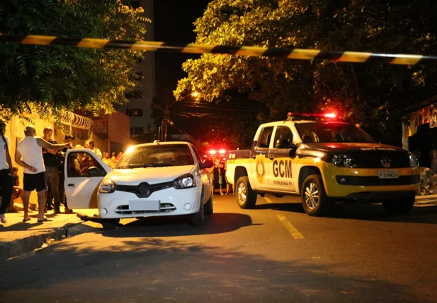 Local do homicídio na zona sul de Teresina 