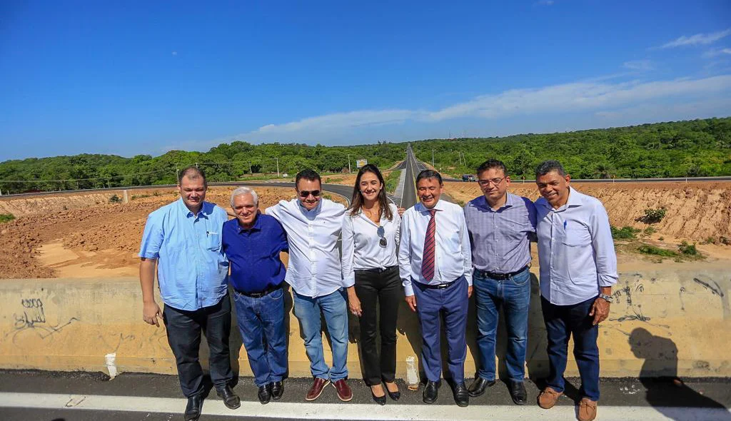 Autoridades participaram da visita ao Rodoanel