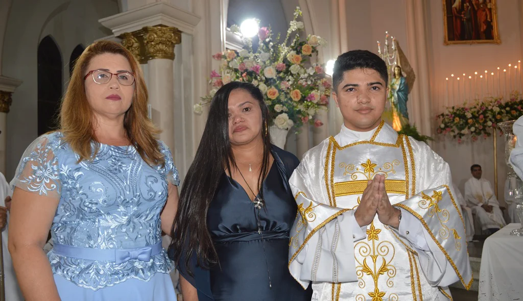 Diácono Francisco Ramires com familiares