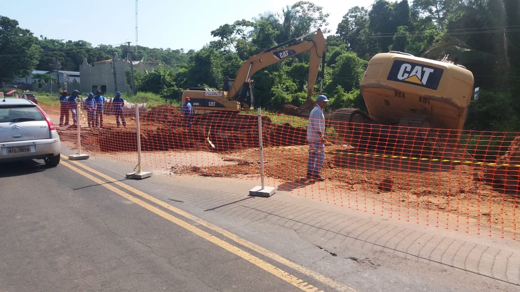 Obra foi realizada em caráter de urgência