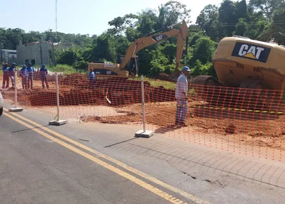 Obra foi realizada em caráter de urgência