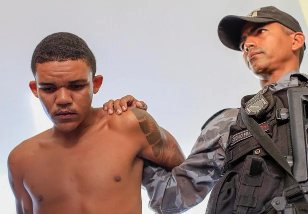Wesley foi preso por uma equipe do 5º BPM