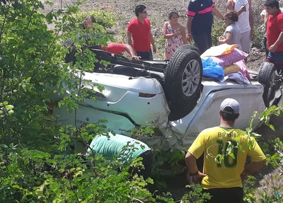 Acidente no trecho da BR-343
