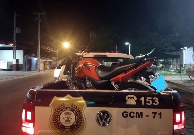 Veículo recuperado pela Guarda Civil Municipal de Teresina