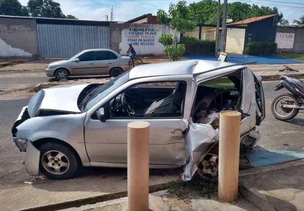 Situação do veículo após acidente