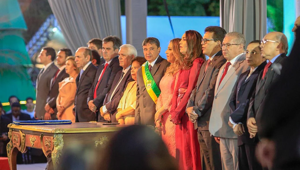 Autoridades na posse do Governador 