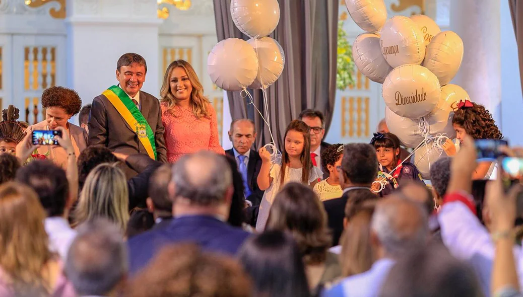 Governador e primeira dama Rejane Dias 