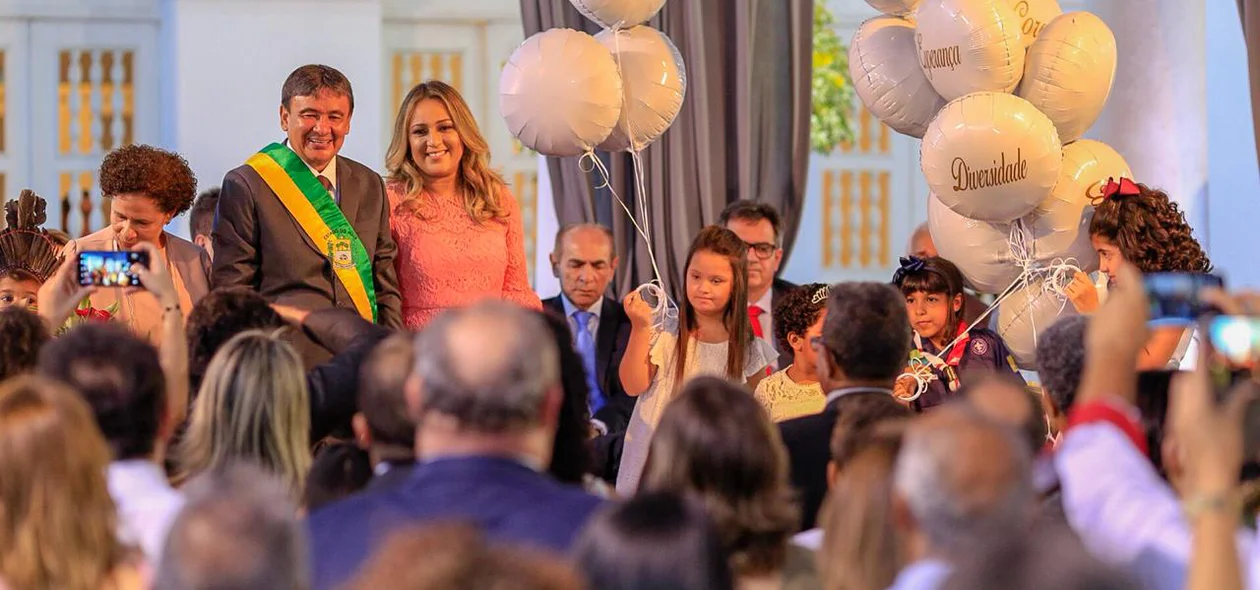 Governador e primeira dama Rejane Dias 