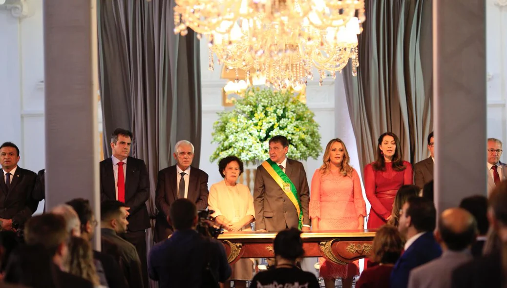 Governador Wellington Dias tomou posse 