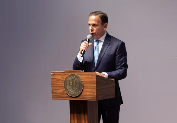 João Doria durante solenidade de posse em São Paulo
