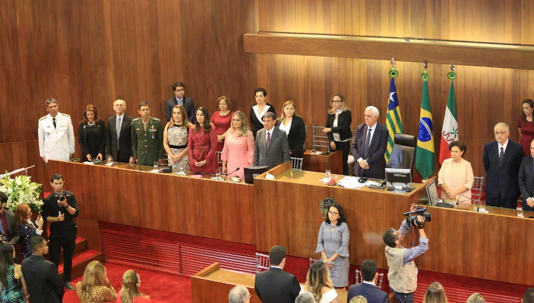 Solenidade de posse de Wellington Dias e Regina Sousa na Alepi