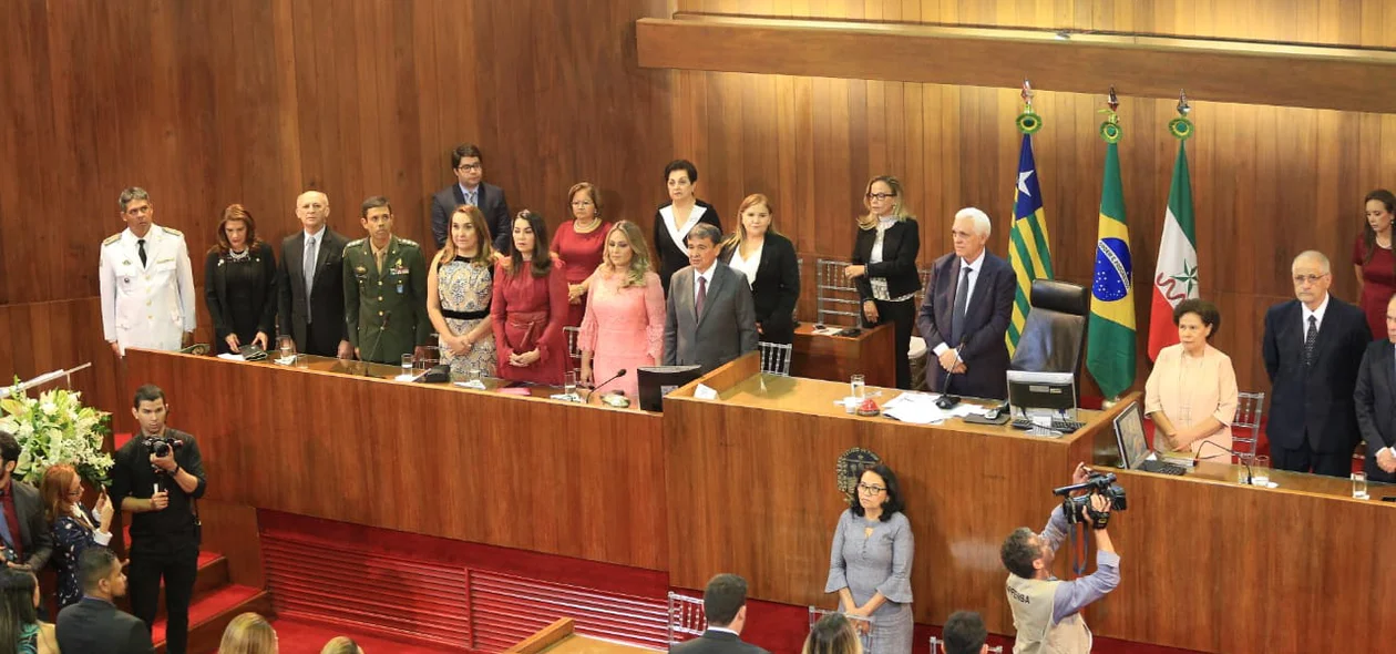 Solenidade de posse de Wellington Dias e Regina Sousa na Alepi