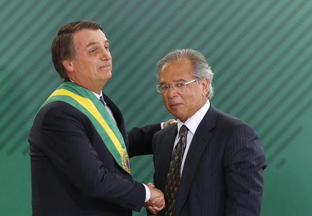 Bolsonaro e Paulo Guedes