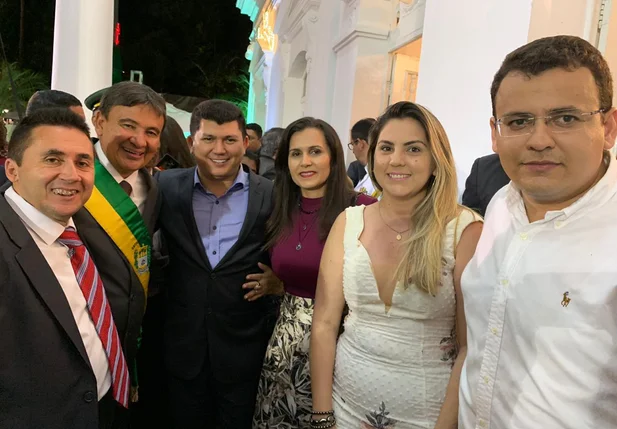 Prefeito Rubens Vieira participa da posse de Wellington Dias