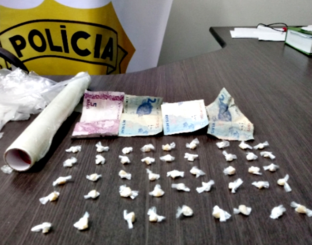 Material apreendido durante operação realizada entre Polícia Civil e Delegacia Espacializada em Narcóticos em Timon