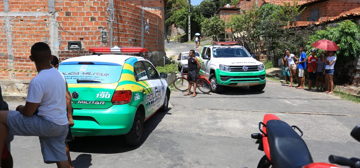 Viaturas do 9º Batalhão da Polícia Militar