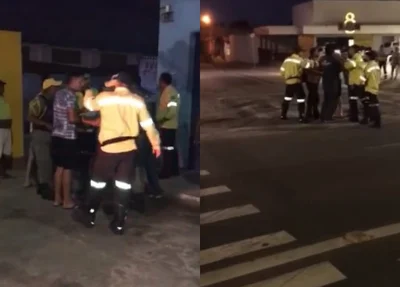 Confusão envolvendo agentes da Strans