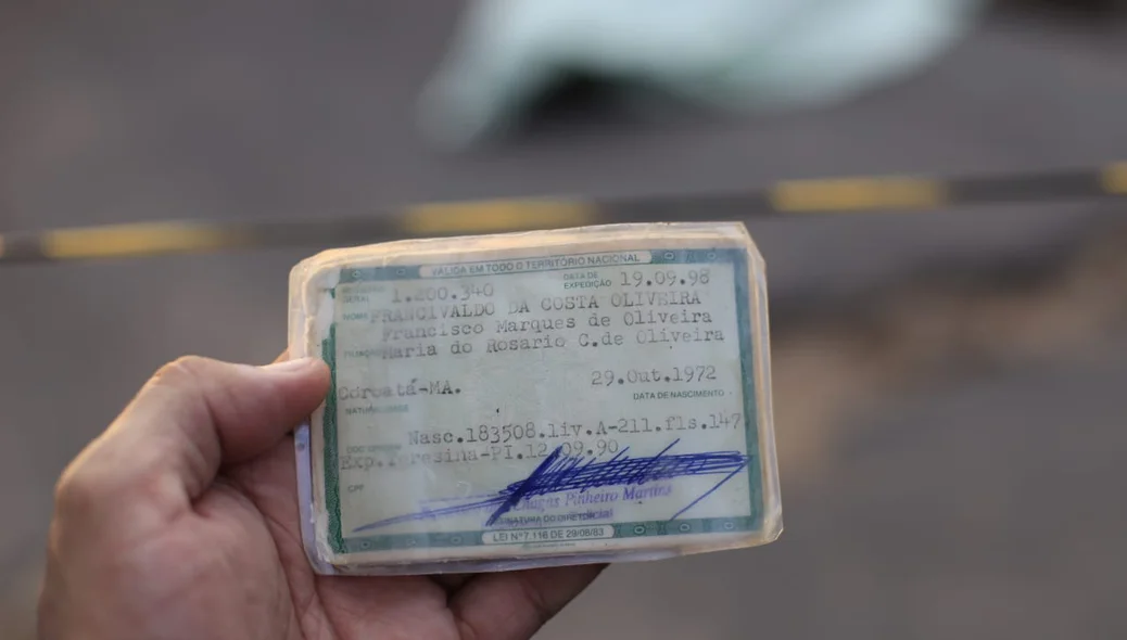 Identificação da vítima