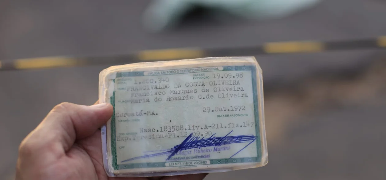 Identificação da vítima