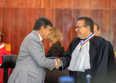 Wellington Dias e Sebastião Ribeiro Martins