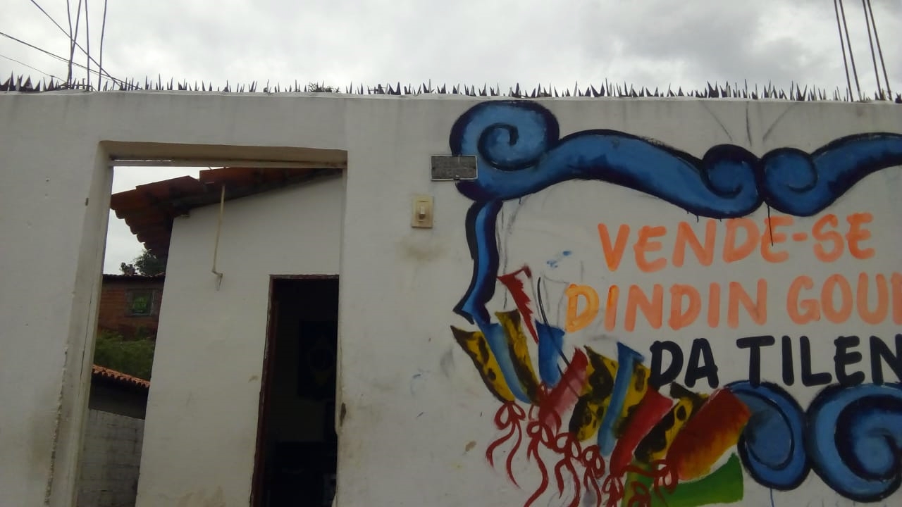 Casa onde foi encontrada as drogas