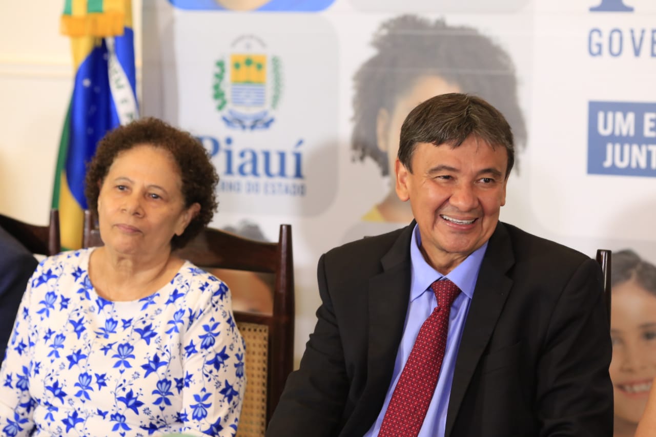 Regina Sousa e Wellington Dias