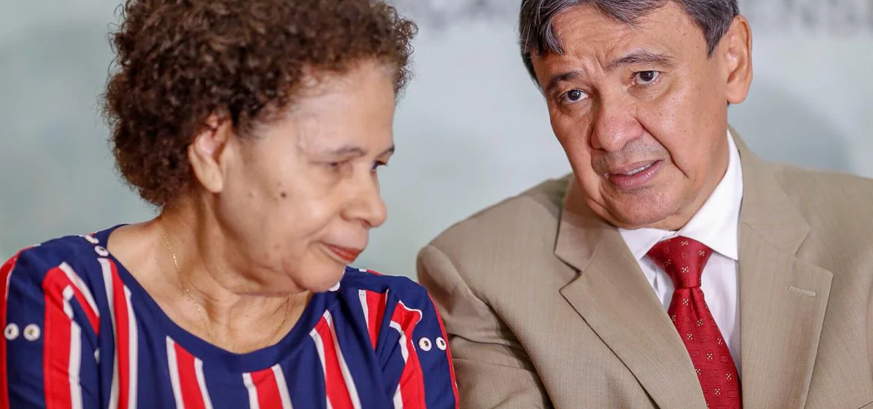 Regina Sousa e Wellington Dias